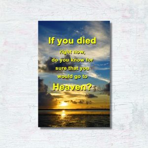 If You Died Right Now